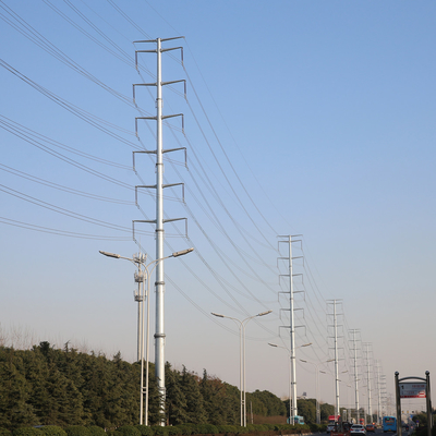 de hete onderdompeling galvaniseerde achthoekige elektrische van de het nutspool van het poolmetaal tubulaire het staalpool