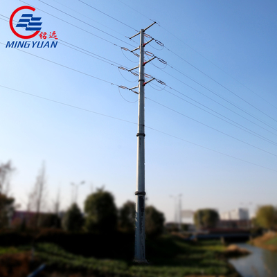 Het luchtstaal Polen van het Lijnnut HDG voor Veelhoekige het Metaaldistributie 220kV van Multisided