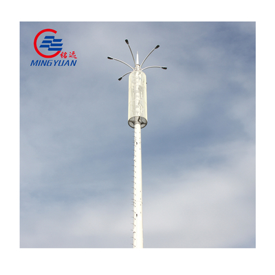 Monopole de Antennetoren Q460 Eco Vriendschappelijke 55m van de staaltelecommunicatie