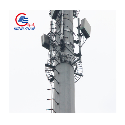 De hete Onderdompeling galvaniseerde van de Hete Onderdompelingsantenne het Verminderde Swaged Staal Tubulaire Pool van Wifi Toren
