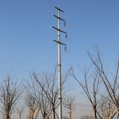 de hete onderdompeling galvaniseerde achthoekige elektrische van de het nutspool van het poolmetaal tubulaire het staalpool
