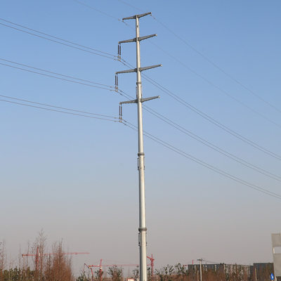 Galvaniseerde het metaal Hete Ondergedompelde Elektrische Nut Polen de Toren van de Hoogspanningstransmissie