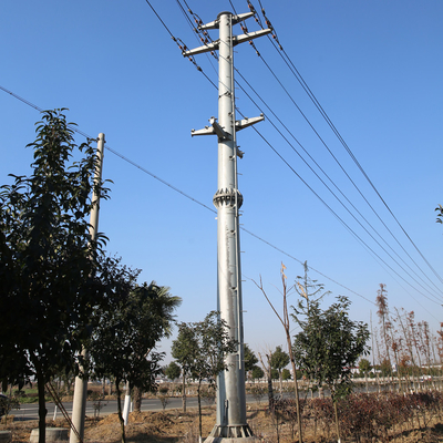 Galvaniseerde het metaal Hete Ondergedompelde Elektrische Nut Polen de Toren van de Hoogspanningstransmissie