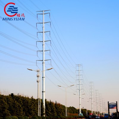 9100m van Telecommunicatie Pool van het Staalnut Achthoekige Monopole Toren