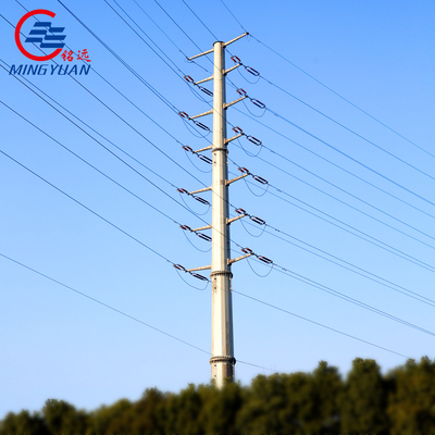 9100m van Telecommunicatie Pool van het Staalnut Achthoekige Monopole Toren