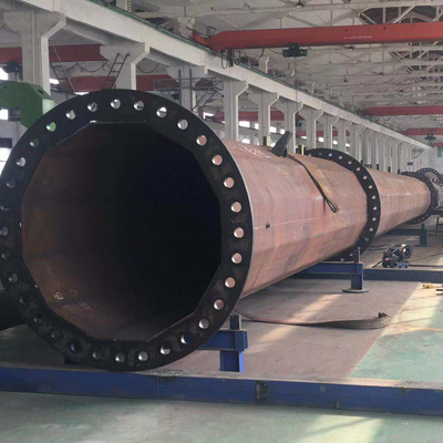 110kv gegalvaniseerde Hoogspanning Elektrische Pool Hexadecagon 9m Nut