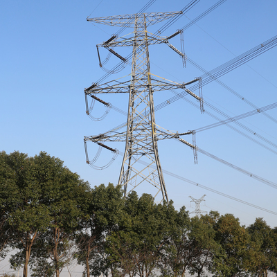 De hoek Gegalvaniseerde 220kv-Torens van de Transmissielijn, 10m-Hoogspannings Elektrische Toren