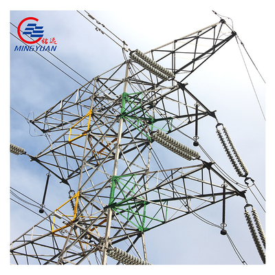 Hoogspanning Electric Power Transmissie Toren Gegalvaniseerd Q345 ASTM A123