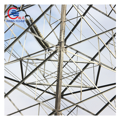 Hoogspanning Electric Power Transmissie Toren Gegalvaniseerd Q345 ASTM A123