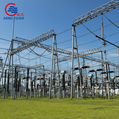 Van de de Brugstructuur van het elektriciteitshulpkantoor van de de Machtslijn de Transmissiespoorweg het Steunen