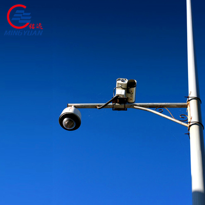 Verminderde L-vormige Gegalvaniseerde Zonne de Camera Opzettende Uitbreiding Q460 van kabeltelevisie Pool