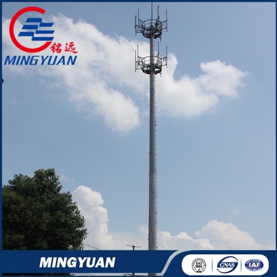 Gegalvaniseerde Driehoekige Zelfstandige Celtoren 30m 45m 60m Q355B GSM Transmissieantenne