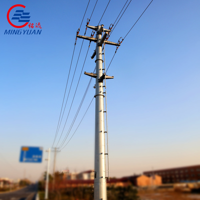 De hete Onderdompeling galvaniseerde Elektrisch Tubulair Legged Rooster Drie Vier van de Transmissietoren 110kV Q355B