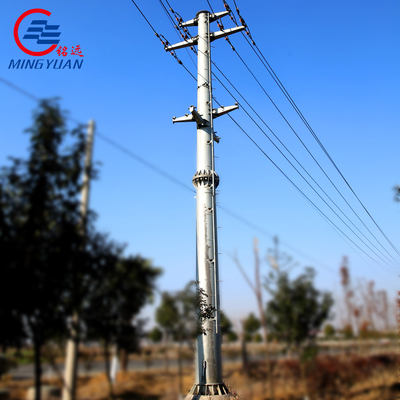 De hete Onderdompeling galvaniseerde Elektrisch Tubulair Legged Rooster Drie Vier van de Transmissietoren 110kV Q355B