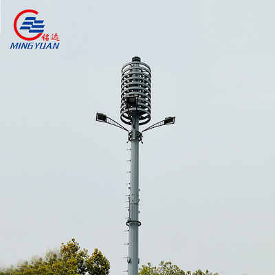 Van de het Staaltelecommunicatie van GR65 SS400 Gegalvaniseerde van de Hoektorens Achthoekige Veelhoekige Tubulair