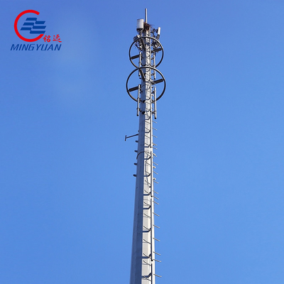 Van de het Staaltelecommunicatie van GR65 SS400 Gegalvaniseerde van de Hoektorens Achthoekige Veelhoekige Tubulair