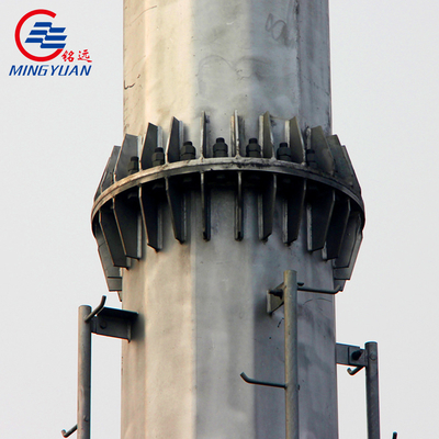 Hot Dip gegalvaniseerde buisvormige toren voor communicatie en transmissie