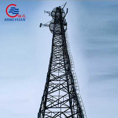 60 ft Telecom Polygonale Pool Toren 4 Leg Angulaire Telecom Toren GSM Stalen Toren Met Accessoires