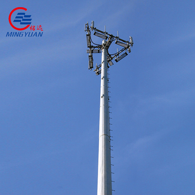 60 ft Telecom Polygonale Pool Toren 4 Leg Angulaire Telecom Toren GSM Stalen Toren Met Accessoires