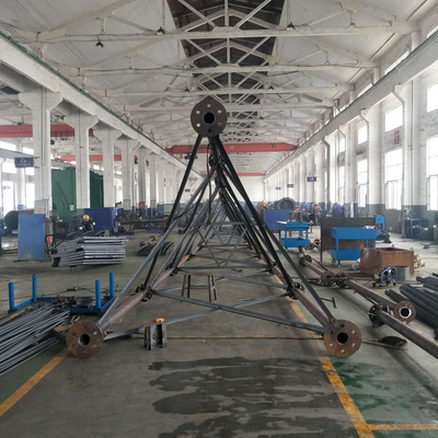 Gegalvaniseerd staal monopool telecommunicatietoren palen telecom mobiel wifi 100 ft